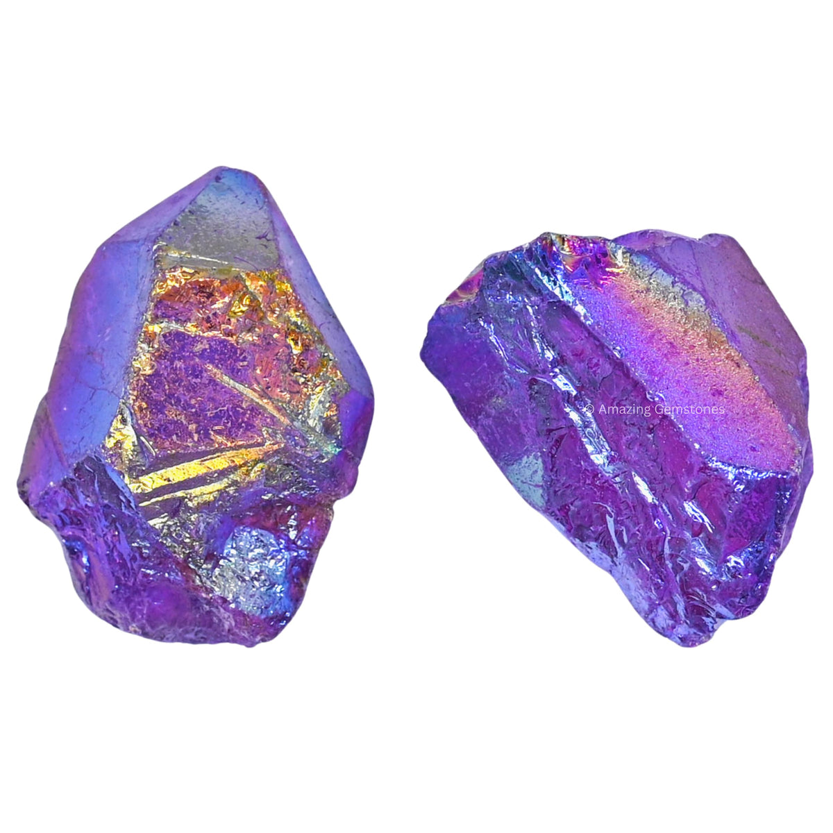 Amazing Gemstone Amethyst Aura Quartz Raw Crystals and Healing Stones, Natural Rocks for Meditation and DIY Raw Stones and Crystals (1 lb)