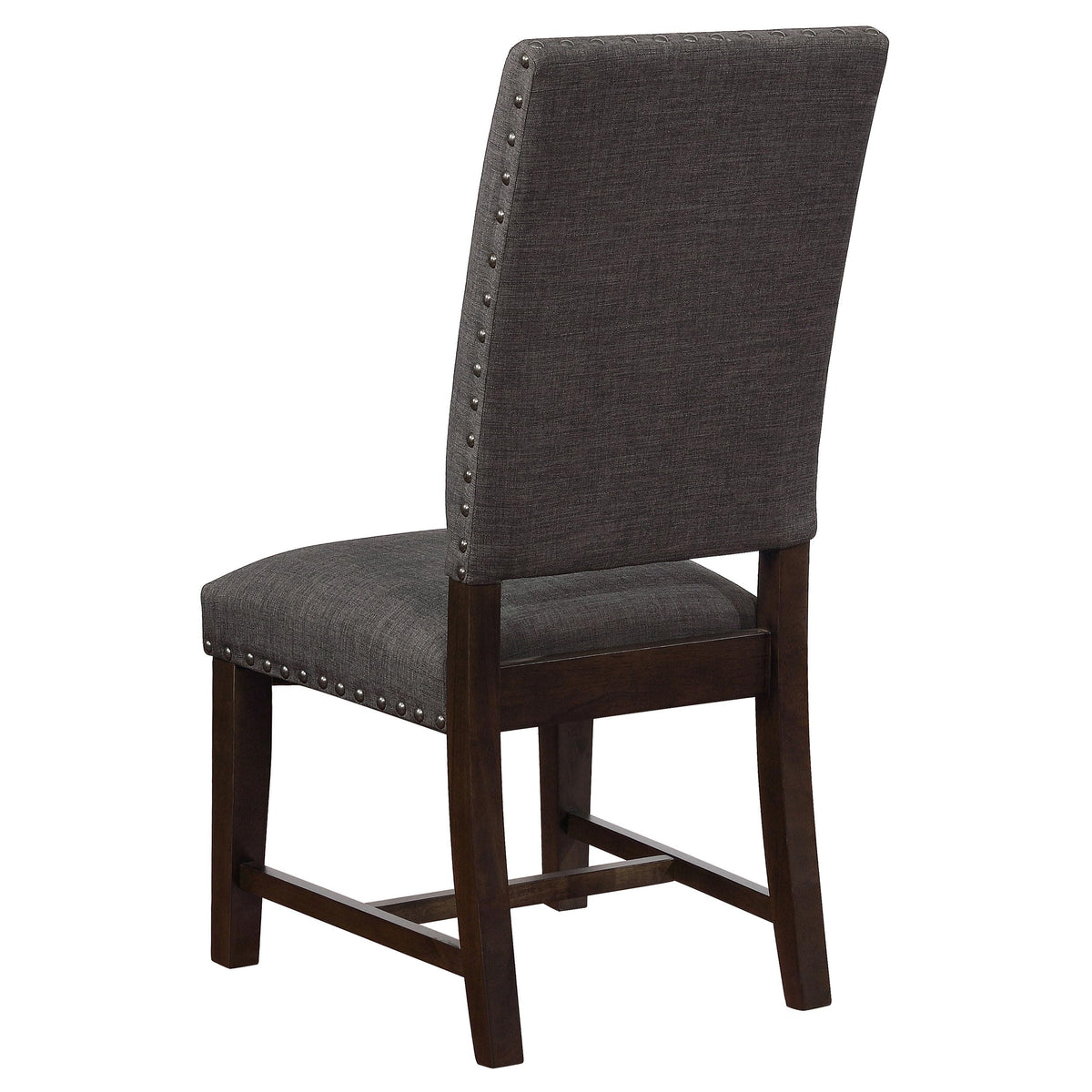 Coaster Home Furnishings Twain Upholstered Dining Side Chair Warm Grey 109142 (Set of 2)