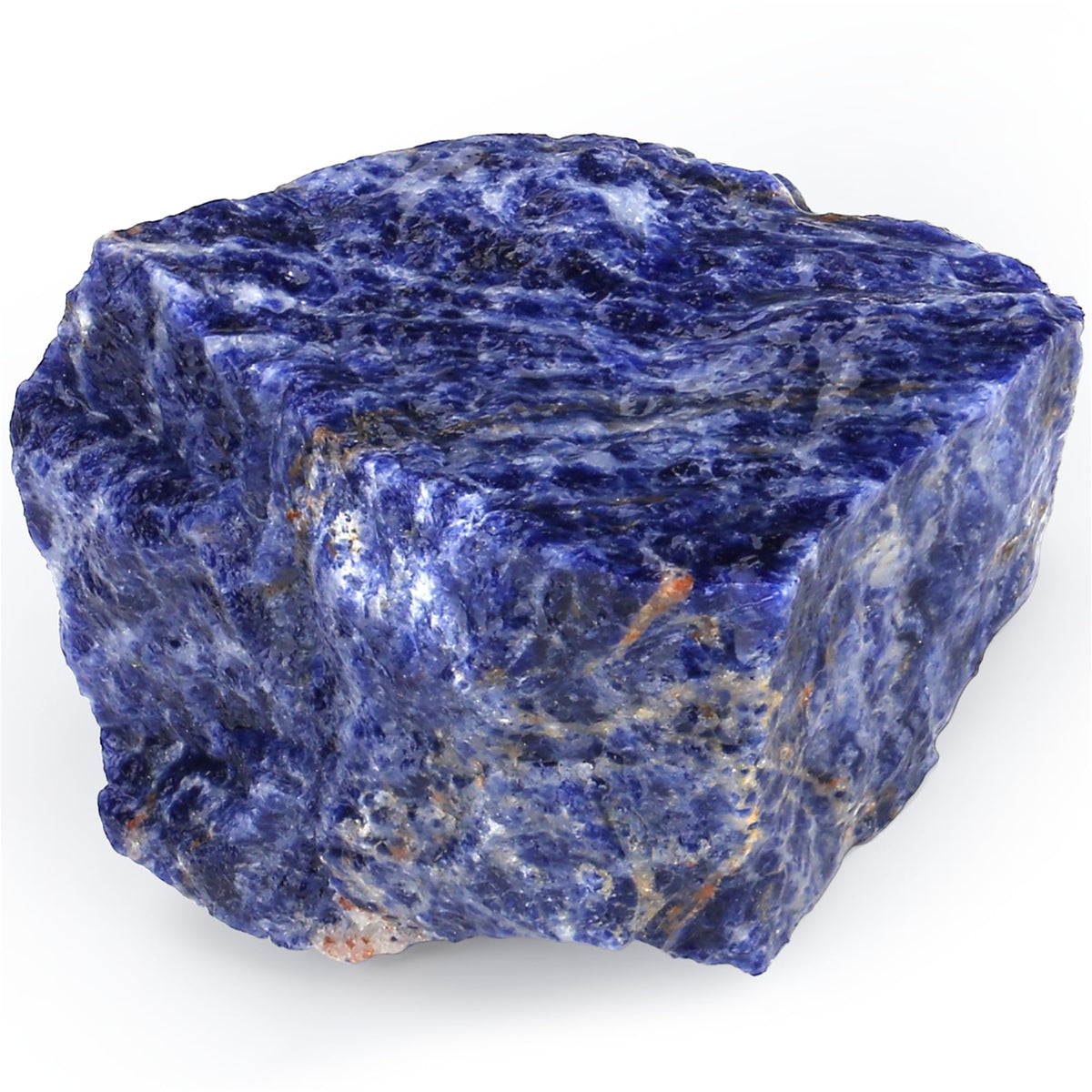 YATOJUZI Blue Sodalite 1.8-2.2" Natural Raw Stones and Healing Crystals Large Stone Rough Crystal Rocks for Tumbling Cabbing Polishing Fountain Rocks Decoration 1PCS