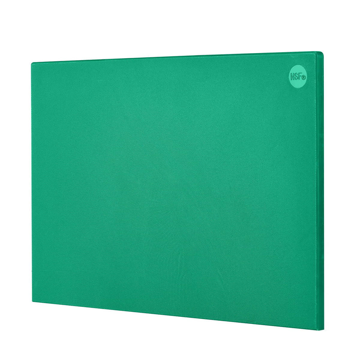 CURTA Cutting Boards for Kitchen, 24" x 18" x 0.5" Green Color Coded Plastic Commercial Chopping Board Anti Slip Surface Dishwasher Safe