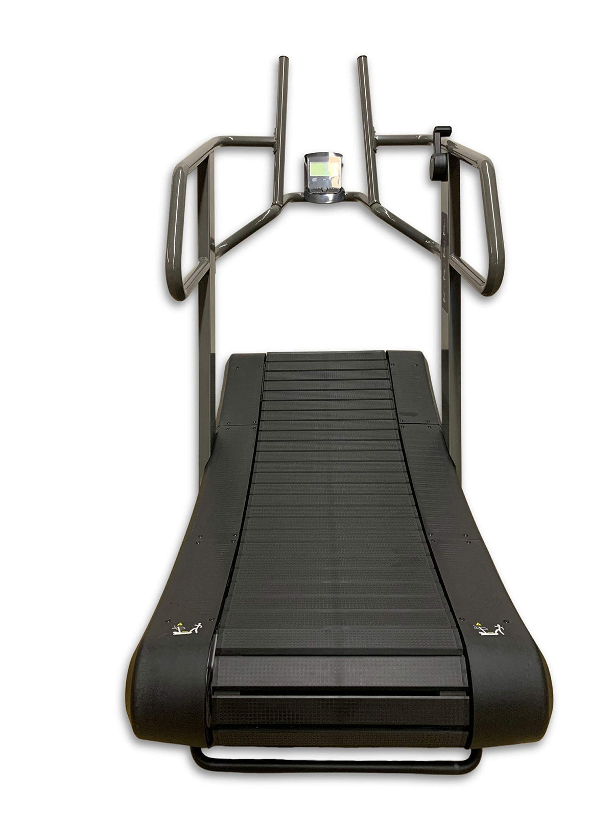 SB Fitness Equipment CT700 Self Generated Manual Curved Commercial Treadmill with 8 Resistance Levels for Sprinting and Sled Push with 19" Wide Track and Digital Display