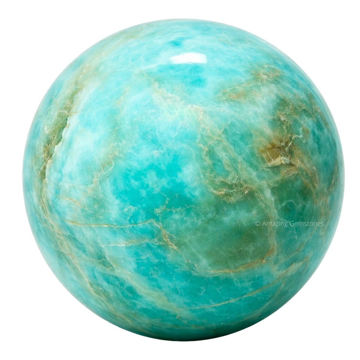 Amazing Gemstone Caribbean Calcite Crystal Ball with Stand - 2" Inches Crystal Sphere Meditation Balls for Witchcraft and Decorative Balls