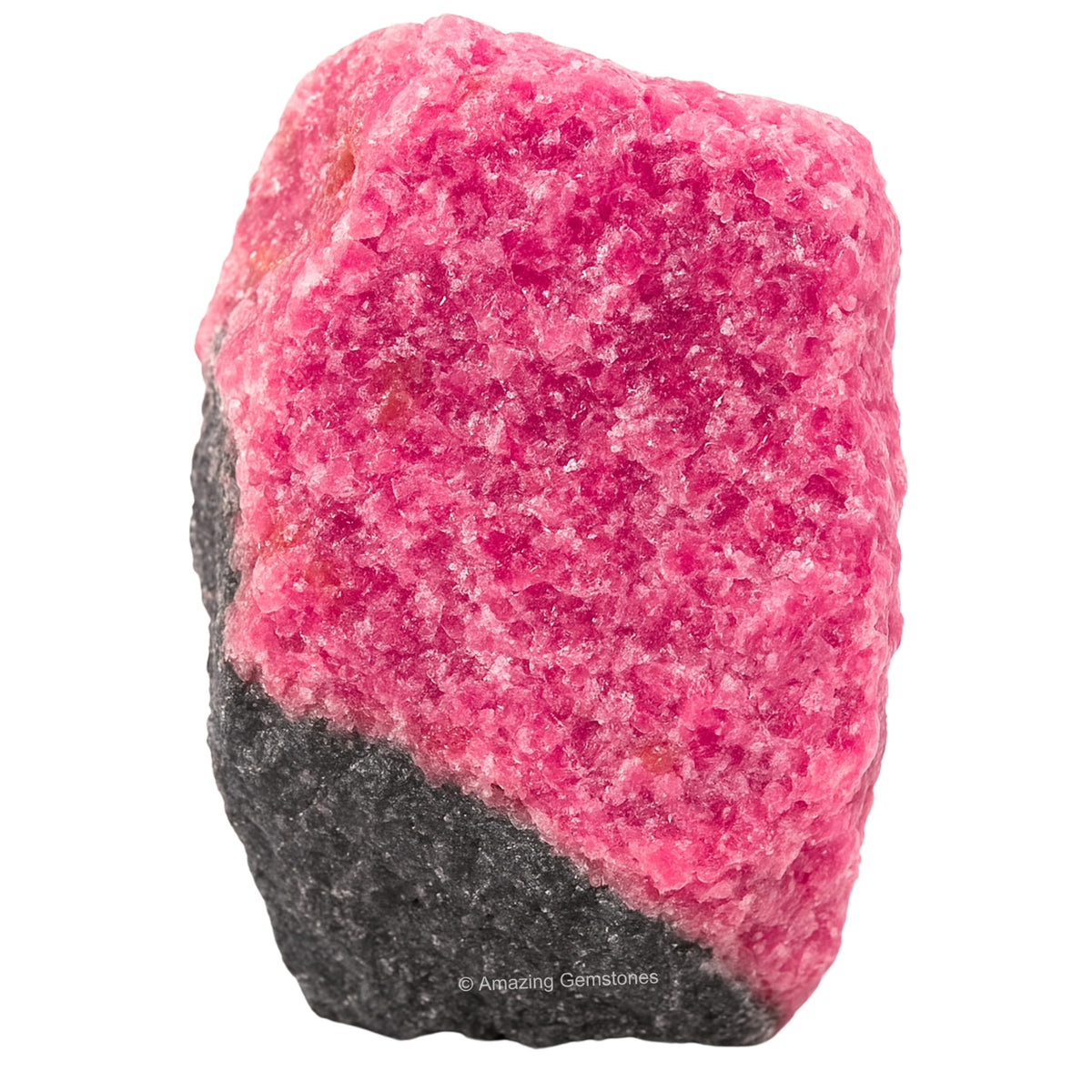 Amazing Gemstone Rhodonite Raw Crystals and Healing Stones, Natural Rocks For Tumbling - DIY Raw Stones And Crystals (1 Piece)