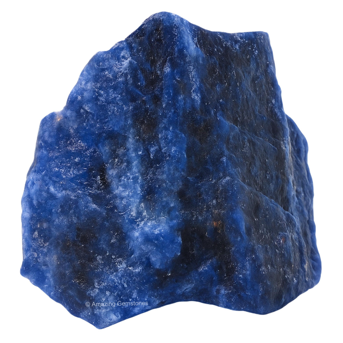 Amazing Gemstone Sodalite Raw Crystals and Healing Stones, Natural Rocks for Tumbling and DIY Raw Stones and Crystals (1 Piece)