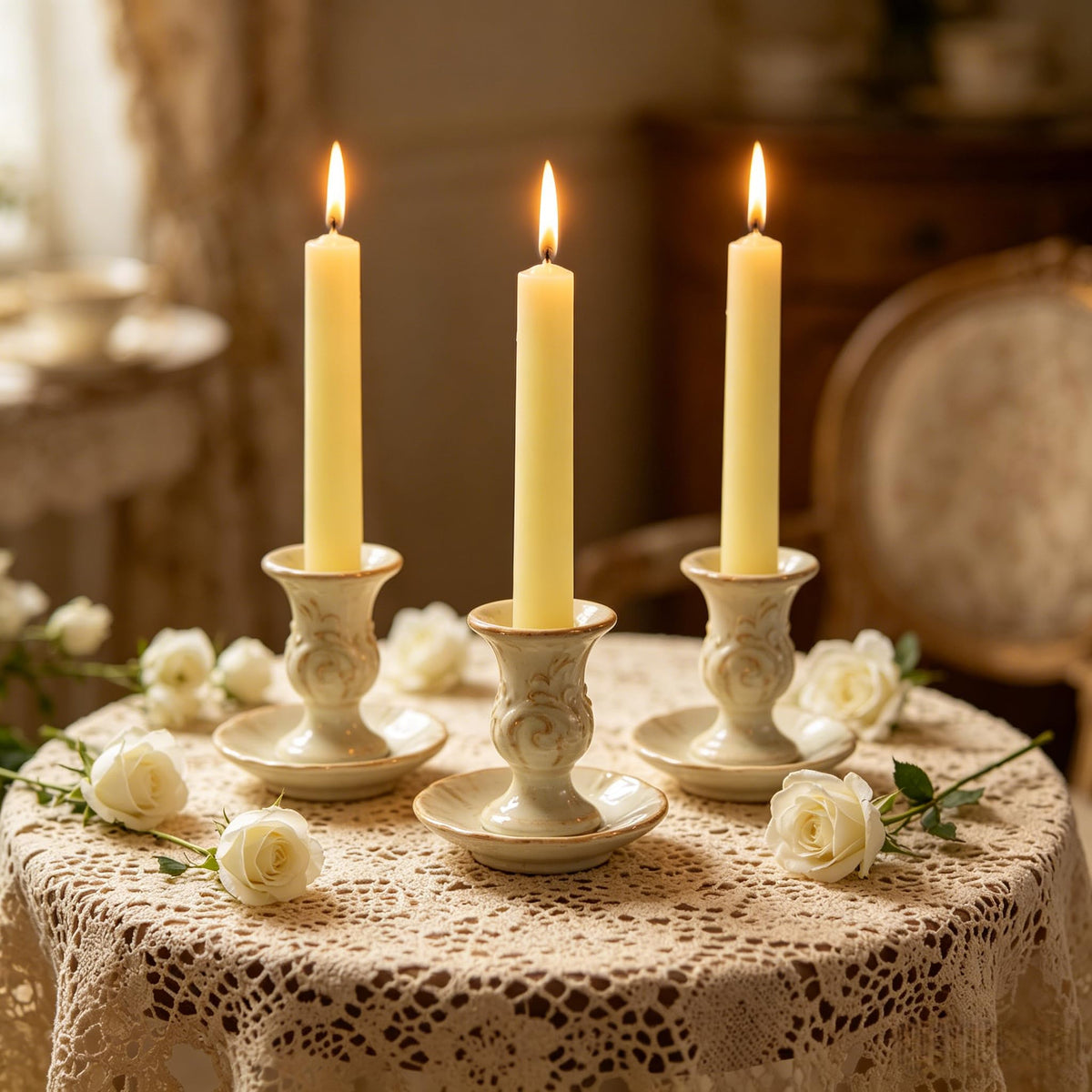 20-Pack Yellow Taper Candles Unscented, 10 Inch Tall Dinner Table Candlesticks for Wedding Centerpieces, Bulk Tapered Candles Long Burning Smokeless Dripless, Bright Decorative Candles for Home Decor