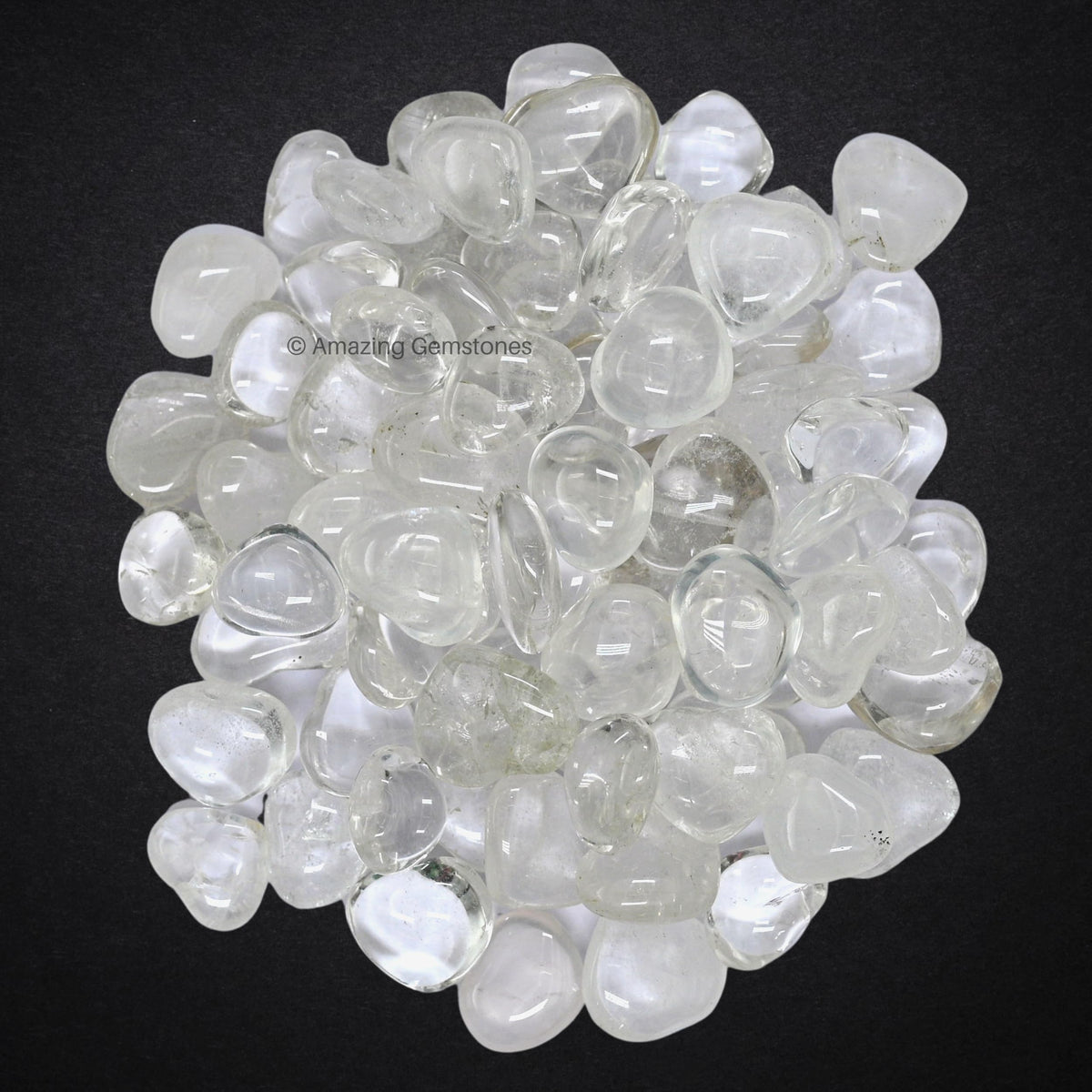 Amazing Gemstone Clear Quartz Stone Heart - Pack of 10 Crystal Heart Stones Rocks - Corazones De Piedra Crystals and Healing Stones Heart Shaped Crystal - Stocking Stuffers Gifts