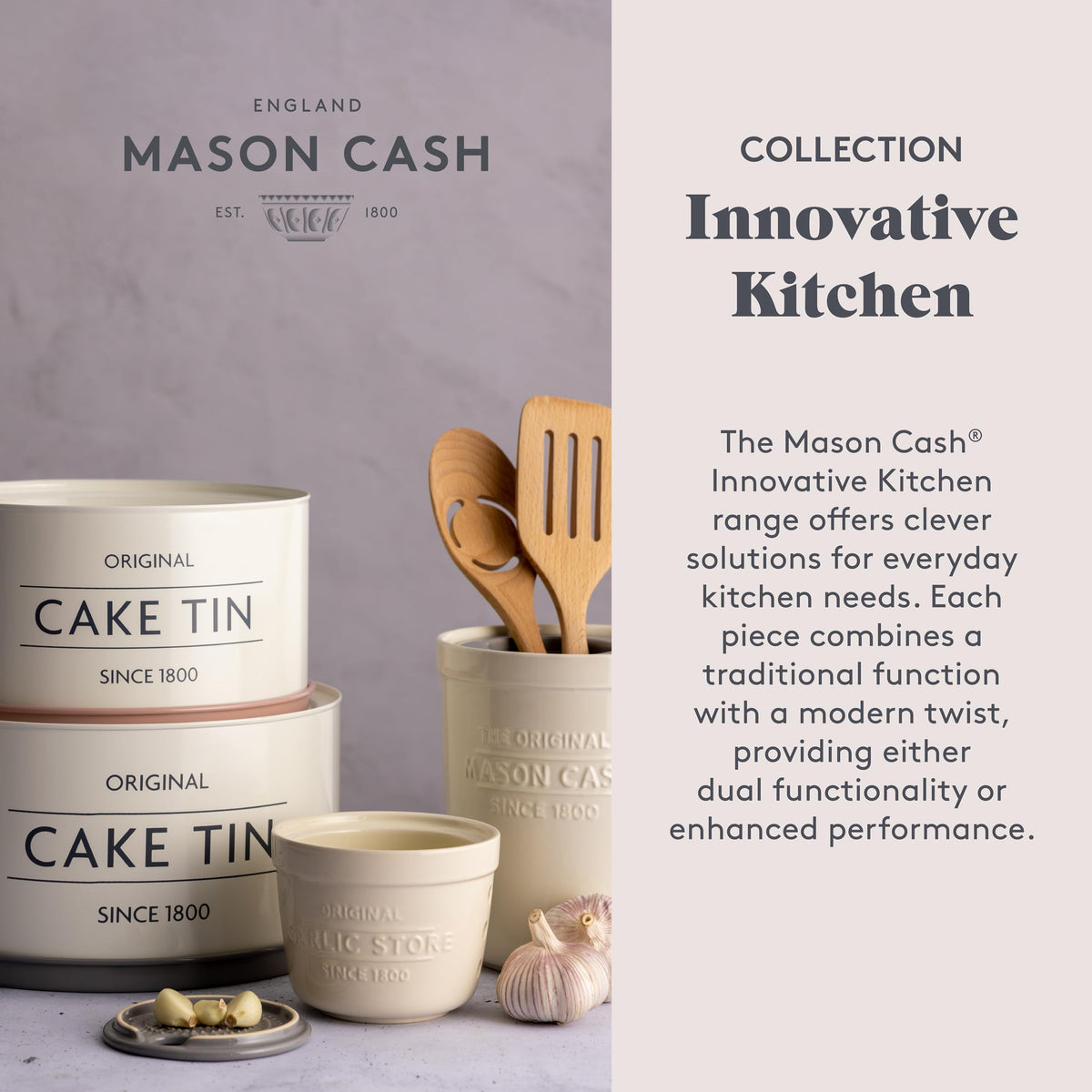 Mason Cash | Innovative Kitchen Garlic Storage & Grater