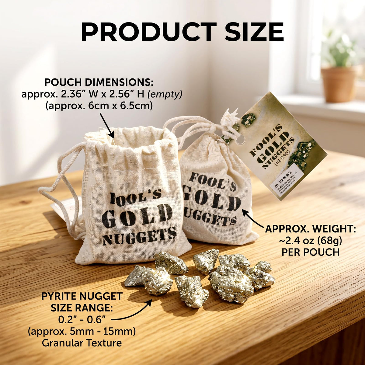 Wowagoga 2 Pack 4.5 Oz Natural Pyrite Stone Raw Pyrite Crystal for Cabbing Tumbling Reiki Healing