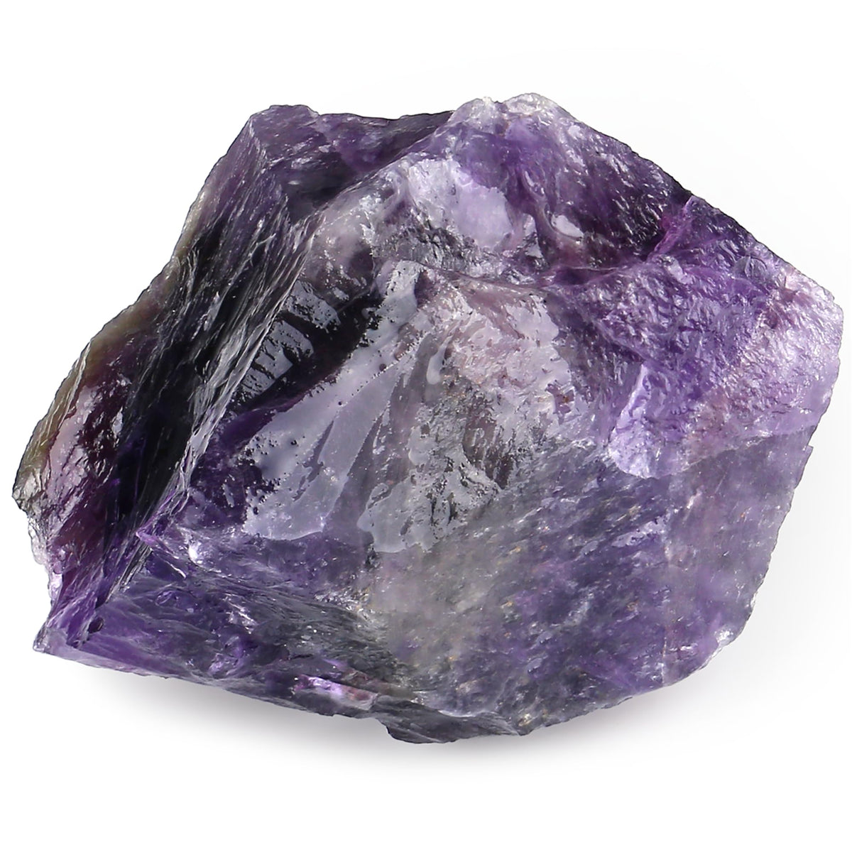 YATOJUZI Amethyst 1.8-2.2" Natural Raw Stones and Healing Crystals Large Stone Rough Crystal Rocks for Tumbling Cabbing Polishing Fountain Rocks Decoration 1PCS