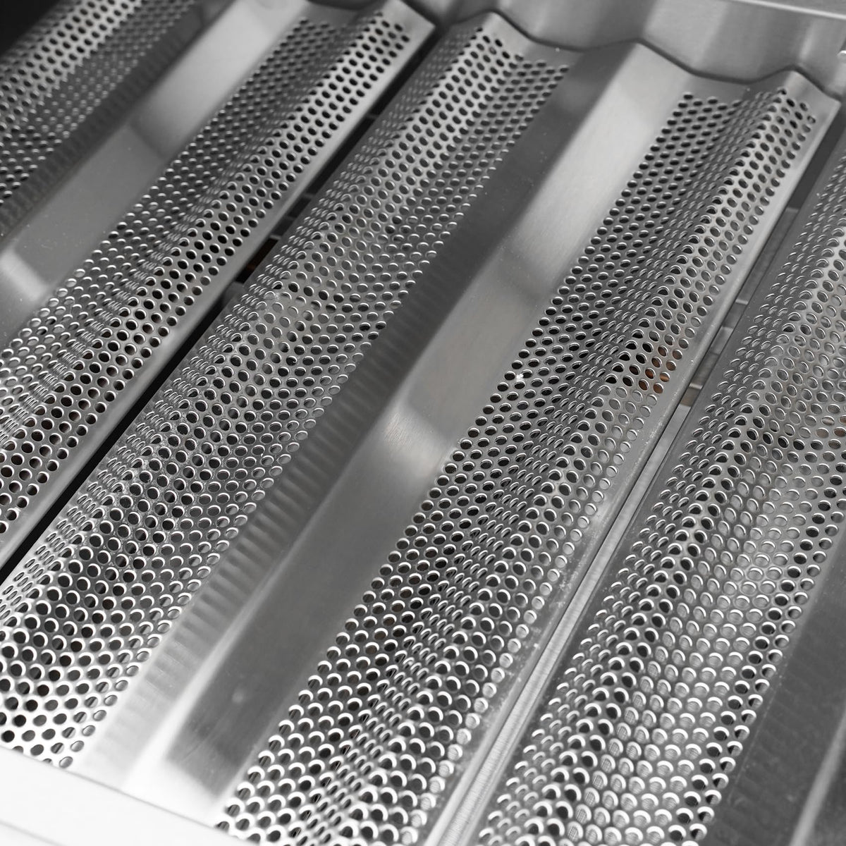 Hygrill STD Series 40-Inch Built In Grill for Liquid Propane, Stainless Steel Outdoor Kitchen 5-Burner Grill Head, Black