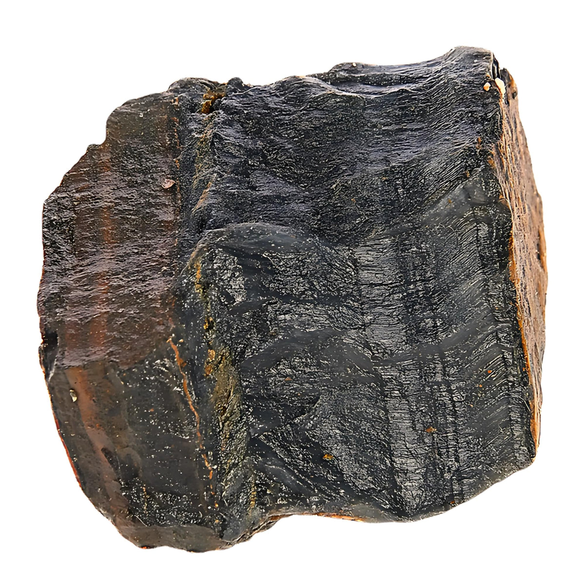 ANAYA AGATE Iron Tiger Eye Raw Crystals Rough Gemstones with Authenticity Card, Velvet Pouch Raw Stones for Tumbling, Cabbing, Polishing, Cutting Natural Healing Crystals for Home Decor, DIY Stones (2 Piece)
