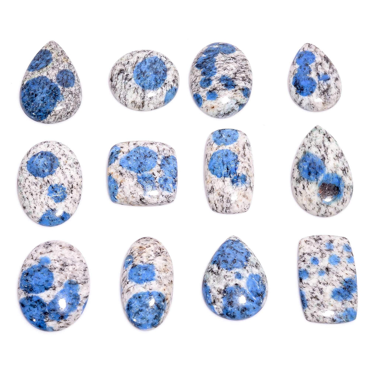 GEMKORA™ 100 carats K2 Jasper Gemstone Slices Wholesale Cabochons Lot, Jewelry Making Loose Gemstone, Polished Home Decor Specimen, DIY, Wire Wrapping, Reiki, Healing Crystals, Bulk Gemstone Deal