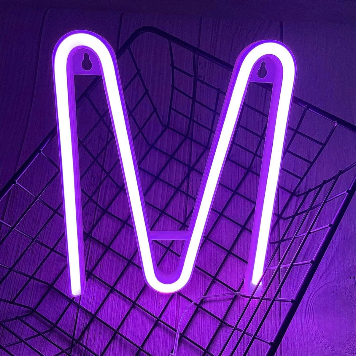 Neon Purple LED Marquee Letter Lights, Light Up Letters Glitter Alphabet Letter Sign Battery Powered for Night Light Birthday Party Wedding Girls Gifts Home Bar Christmas Decoration