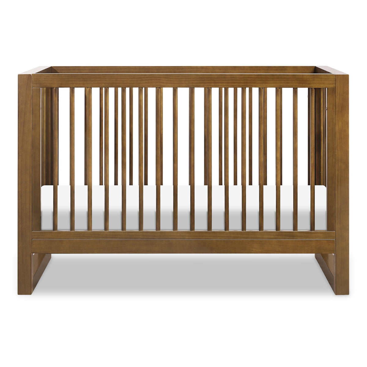 Namesake Nantucket 3-in-1 Convertible Crib with Toddler Bed Conversion Kit in Natural Walnut, Greenguard Gold Certified