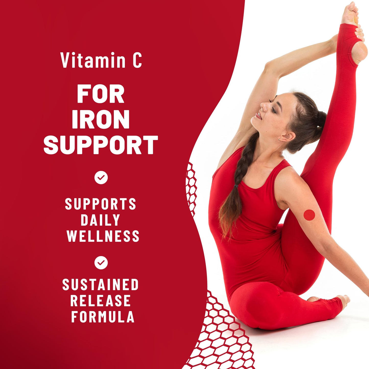TOLEVITA Iron Patches – 36 Circle-Shaped Patches Plus – Energy, Focus & Daily Wellness – Easy-to-Use for Active Lifestyles