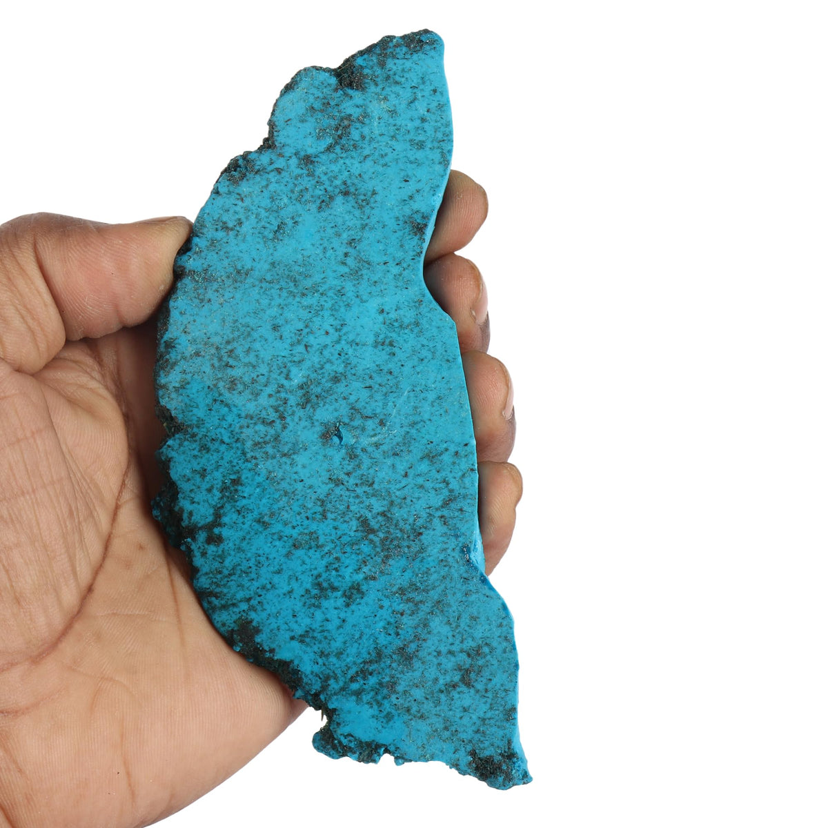 REAL-GEMS Gemstones For Jewelry Making 278.00 Carat Natural Blue Turquoise Slab Crystals and Stones Jewelry Making For Women And Men