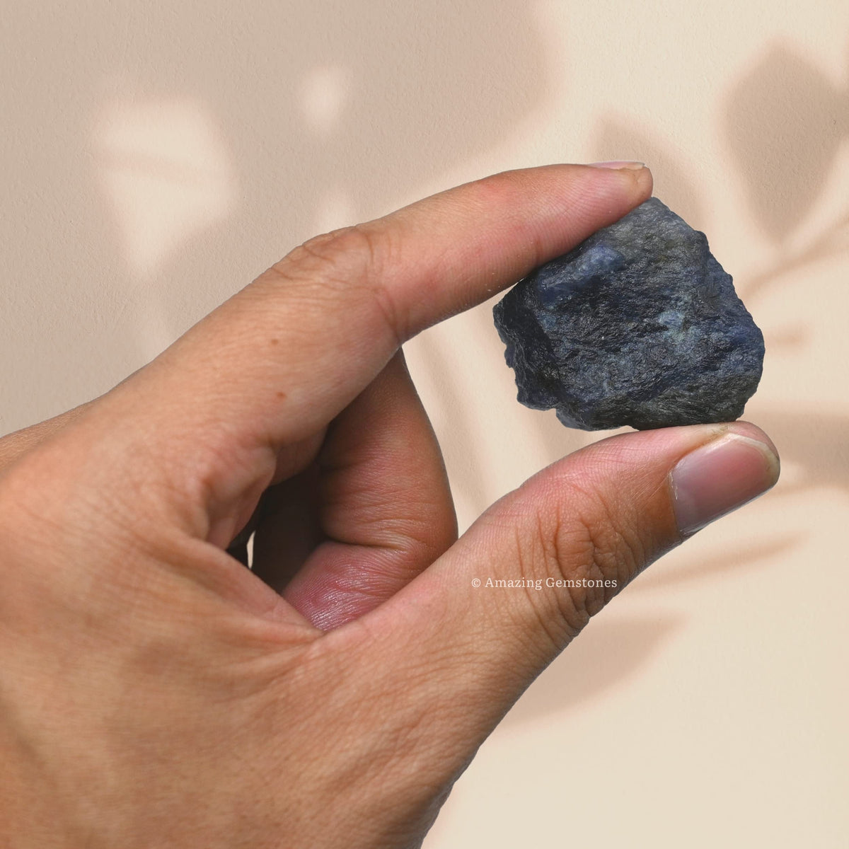 Amazing Gemstone Iolite Raw Crystals and Healing Stones, Natural Rocks For Tumbling - DIY Raw Stones And Crystals (1 Piece)