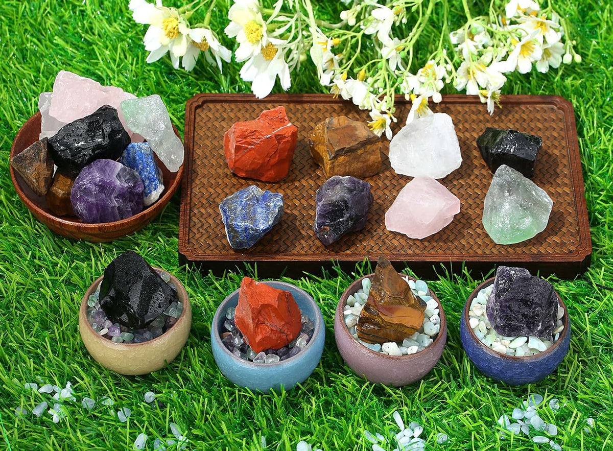 LAIDANLA 2" Dragon Blood Natural Rough Stones Crystal Large Raw Crystals Bulk Healing Cuarzo Gemstones for Reiki Healing Tumbling Fountain Rocks Wire Wrapping Decoration 4PCS 0.5lb