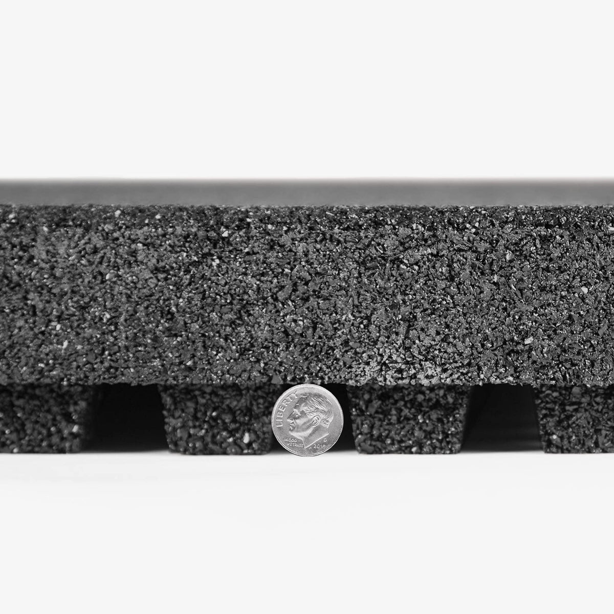 IncStores 2.5 Inch Thick Jamboree Rubber Interlocking Floor 2' x 2' Tiles | Heavy Duty Rubber Outdoor Tiles to Build Better Playgrounds at Homes, Schools, and Daycares | Gray, 75 Tiles