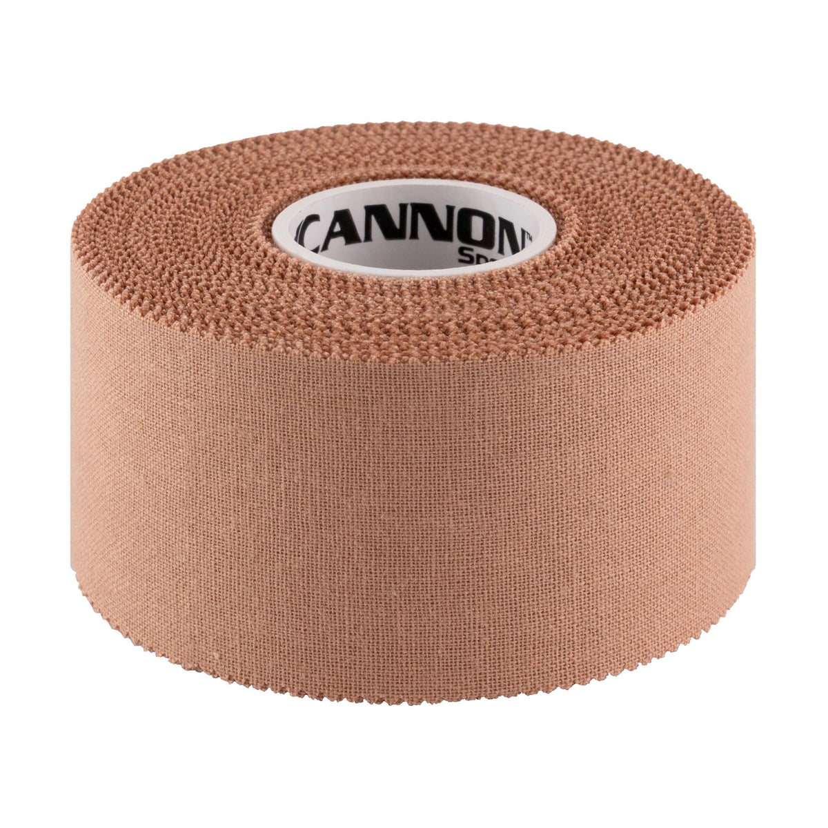 Cannon Sports Premium Athletic Tape - 1.5” x 45 Feet Per Roll - Easy Tear, No Sticky Residue, Very Strong, Hypoallergenic and Latex Free- Ideal for Sprains, Strains, First Aid – 1 Roll (Natural)