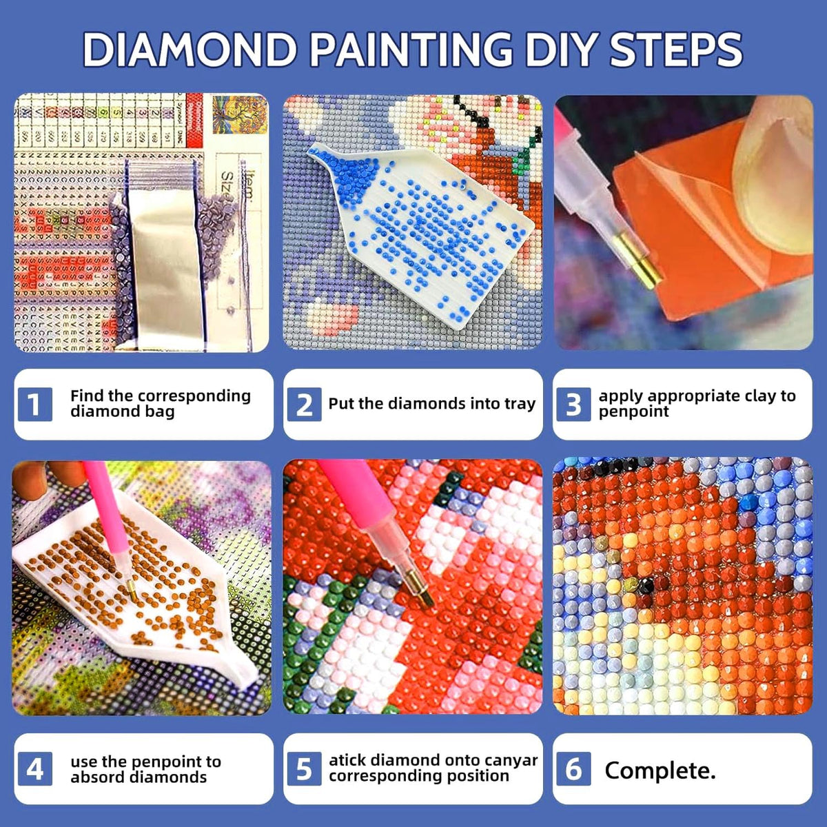 Lovepefe Mushroom Diamond Art Painting Kits for Adults 2 Pack Mushroom Forest Diamond Painting Kit Paint with Diamond Kit for Beginners DIY Full Drill Gem Art Home Wall Decor 12 X 16 Inch