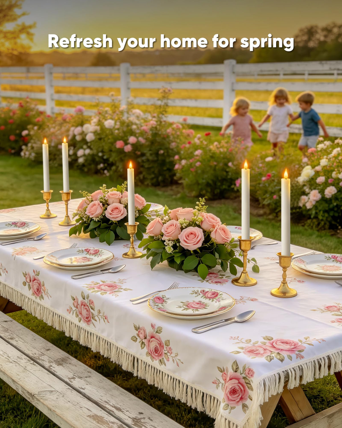 Homemory 6 Pcs Wax Flameless Taper Candles with Remote Timer and Dimmer, White Candle Sticks Battery Operated, LED Window Candles with Flickering Light, 9.6 Inches for Wedding Home Indoor Decoration
