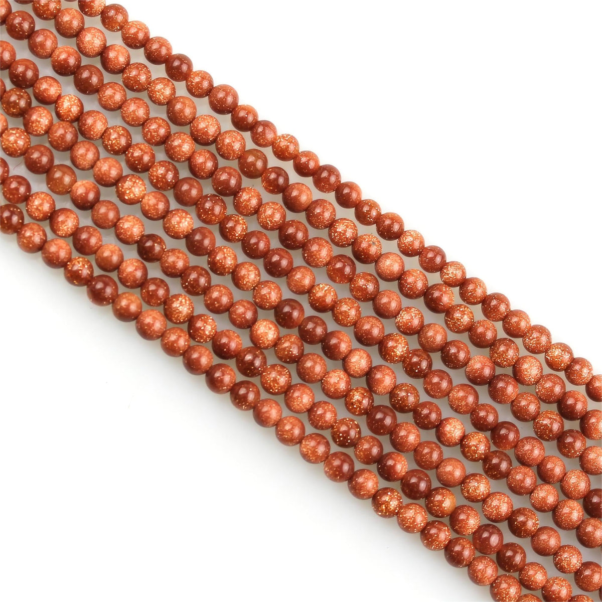 MJDCB 320pcs Small Stone Beads 2mm Golden Sandstone Round Smooth Loose Gemstone Bead for Jewelry Making Bracelets Earrings Necklaces Accessories