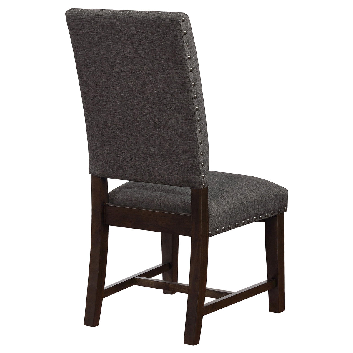 Coaster Home Furnishings Twain Upholstered Dining Side Chair Warm Grey 109142 (Set of 2)