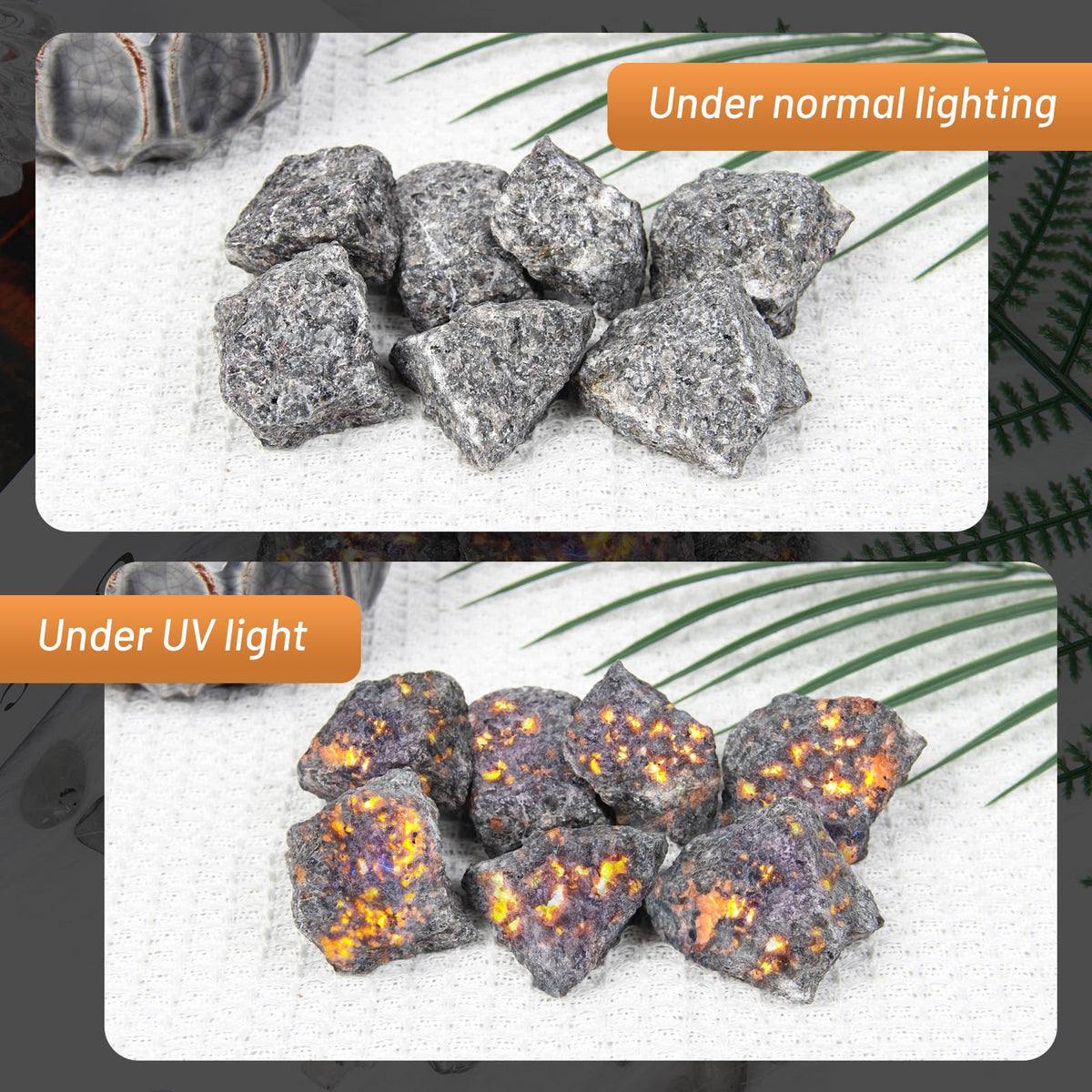 1.1lb Bulk Raw Yooperlite Rough Crystal-Natural Yooperlite Raw Stones Crystal for Tumbling, Cabbing, Fountain Rocks, Decoration, Polishing, Wire Wrapping, Wicca & Reiki Crystal Healing
