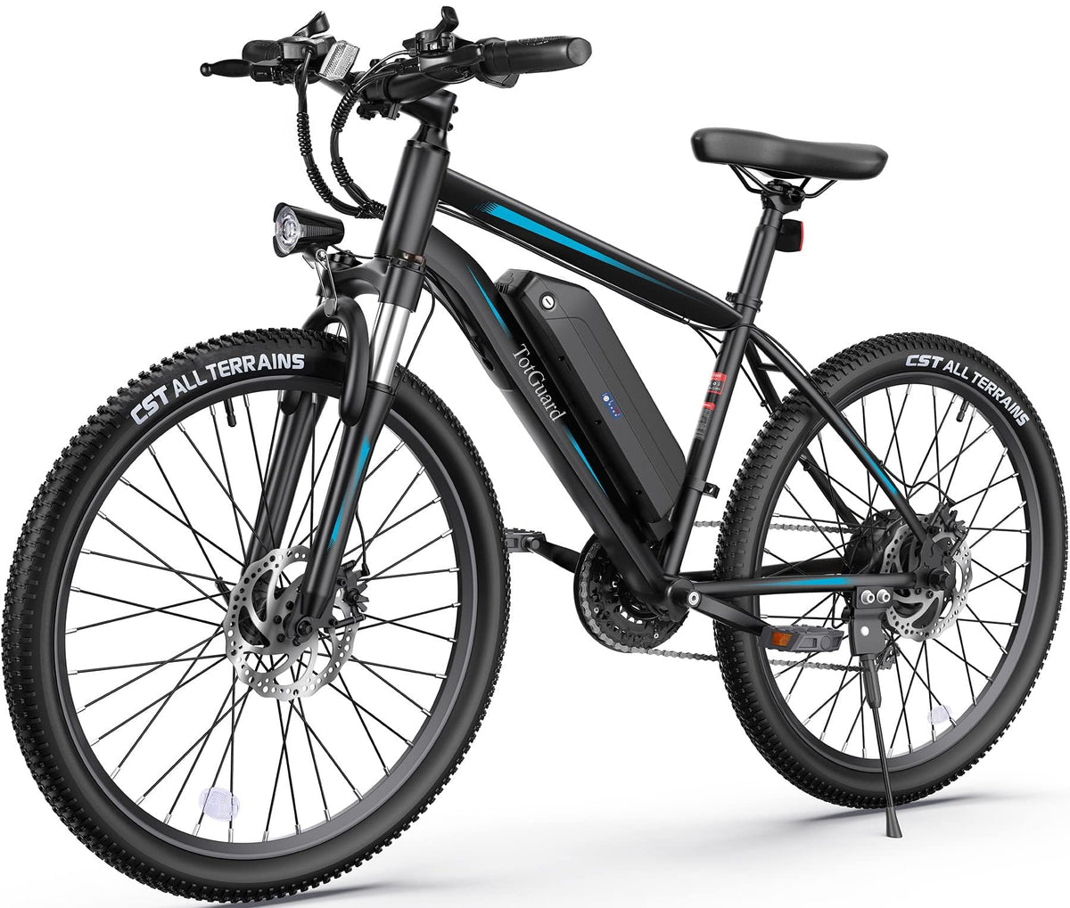 Wooken Electric Bike for Adults with 500W Motor, 27.5" Ebike with 48V 499WH Removable Battery, Up to 55Miles Electric Mountain Bike, 19.8MPH Adults Electric Bicycle with LCD Display, 21 Speed