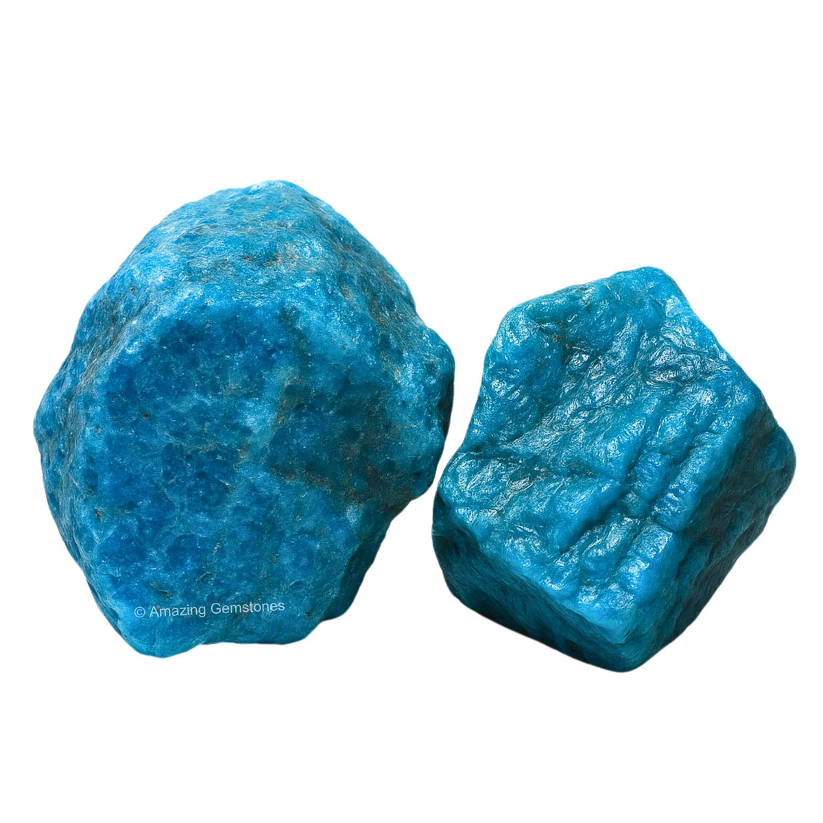 Amazing Gemstone Apatite Raw Crystals and Healing Stones, Natural Rocks for Tumbling and DIY Raw Stones and Crystals (1 Piece)