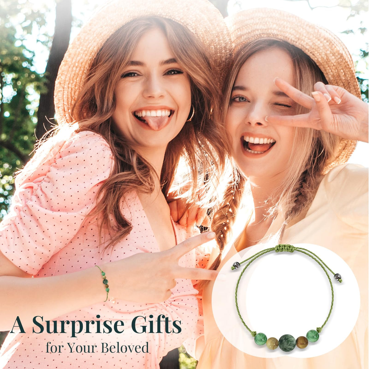 ZOKCC Teacher Assistant Appreciation Gifts for Women: Spiritual Crystal Healing Stone Anxiety Protection Bracelets Birthday Christmas Gifts for Teacher Assistant