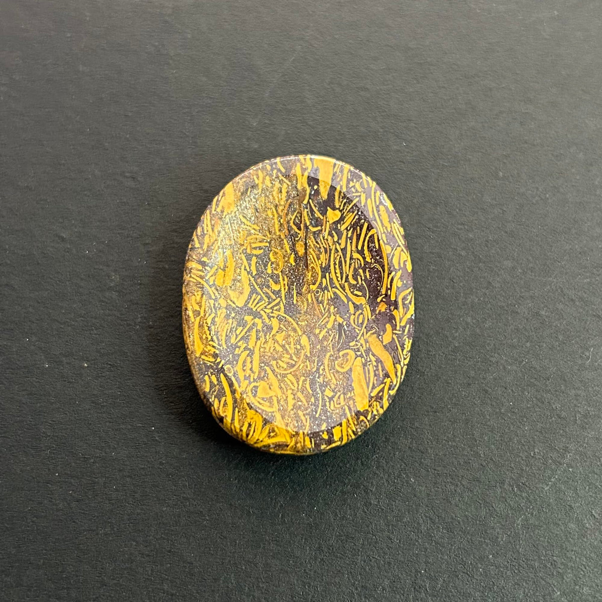 Mariyam JasperThumb Worry Stones Metaphysical Gemstone Crystal Healing Reiki Men Women Gift FENG Shui Positive Energy Love Wellness Palm Stones Wicca Powerful
