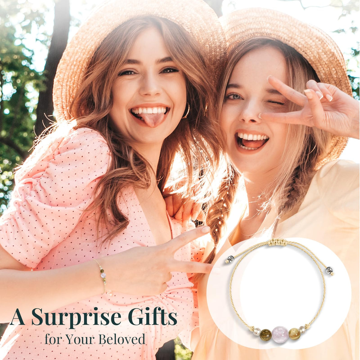 ZOKCC Teacher Assistant Appreciation Gifts for Women: Spiritual Crystal Healing Stone Anxiety Protection Bracelets Birthday Christmas Gifts for Teacher Assistant