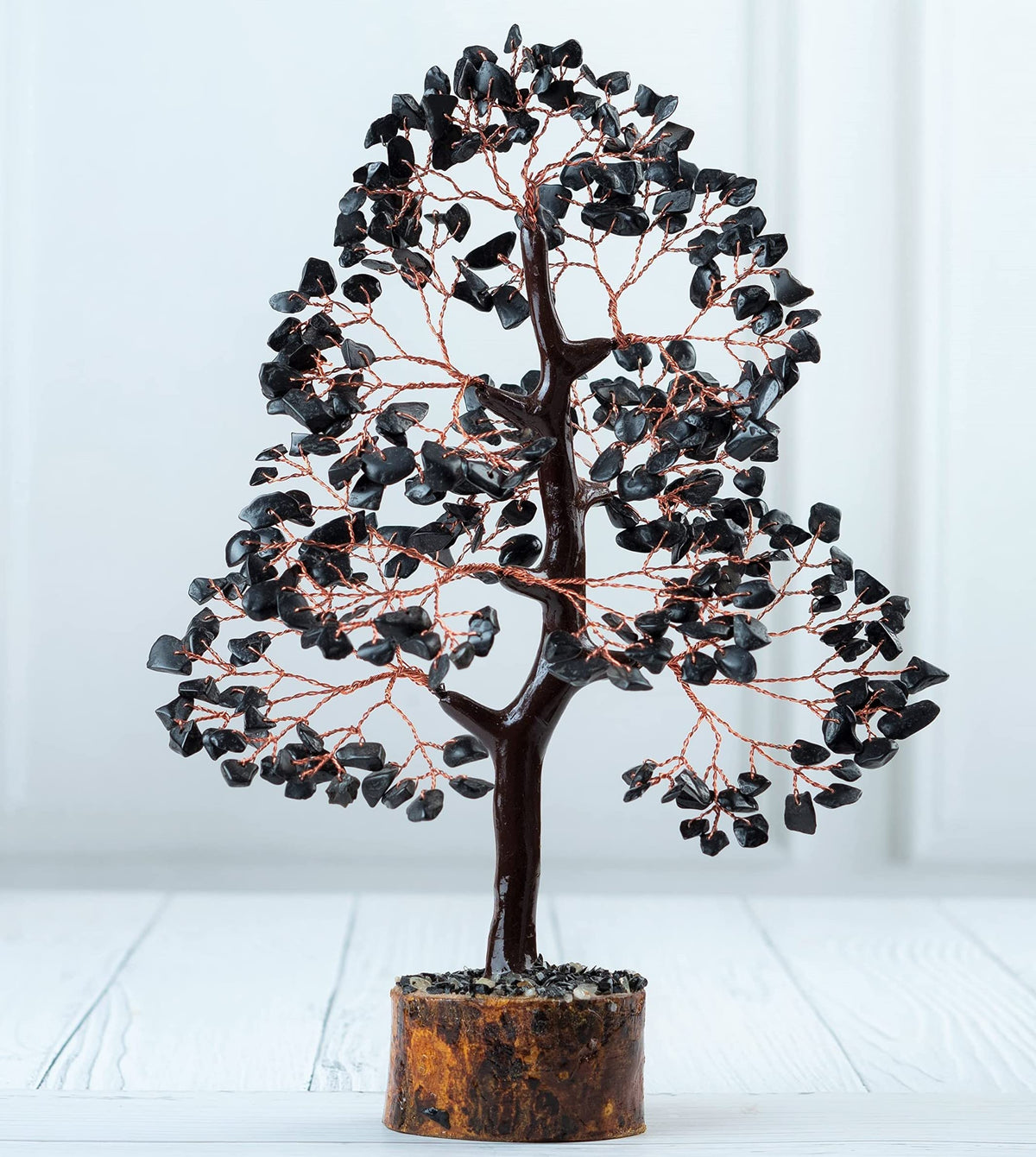 Crocon® Black Tourmaline Birthday Gifts for Women, Men & Friends, Tree of Life Crystals and Healing Stones, Home & Office Decor, Money Tree, Women Gift Ideas | House Warming Gifts New Home for Mom