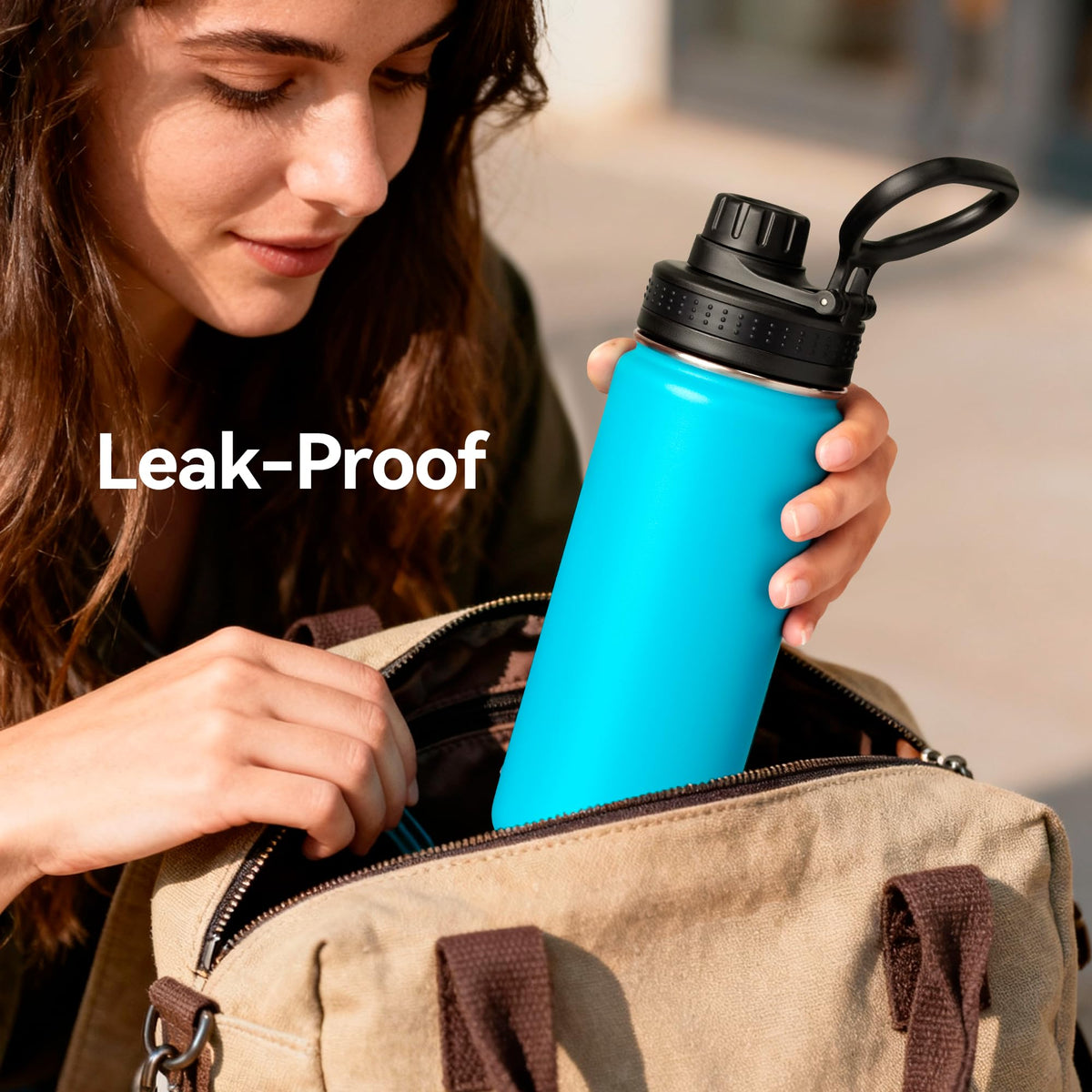 Lid Replacement for Thermoflask 14 oz 16 oz 18 oz 24 oz 32 oz 40oz, Spout Lid Only Compatible With the Brand of Thermoflask Wide Mouth Bottles 100% Leak Proof BPA Free Replacement Lids
