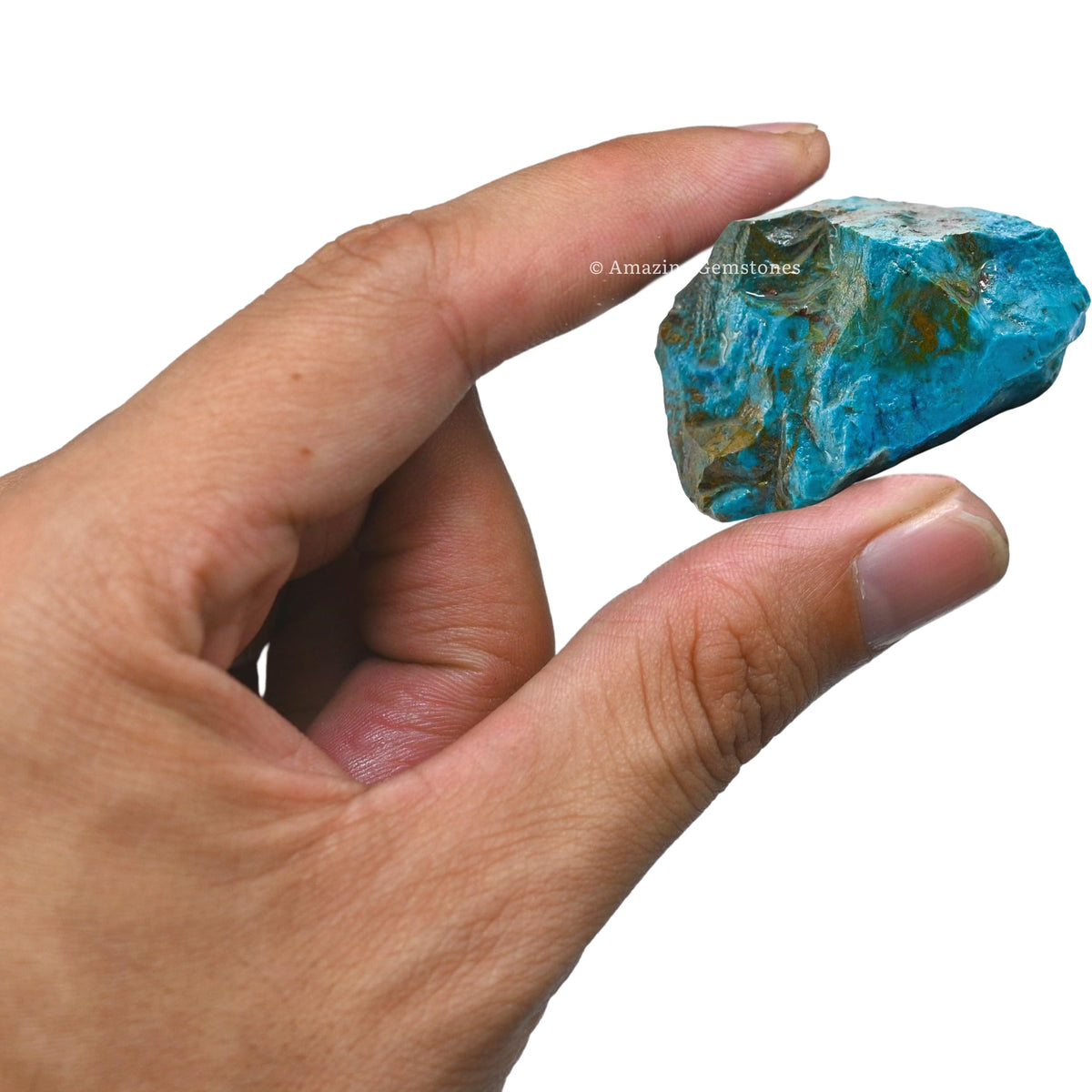 Amazing Gemstone Chrysocolla Shattuckite Raw Crystals and Healing Stones, Natural Rocks for Tumbling - DIY Raw Stones and Crystals, 2 Pieces