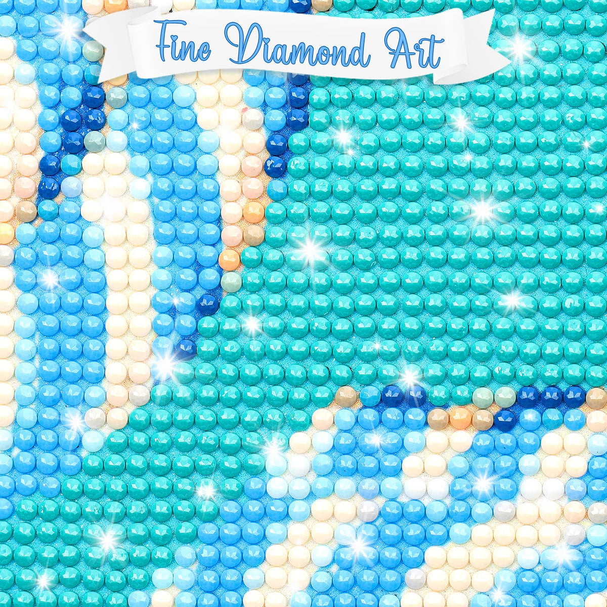 PUAGEMTI Diamond Painting Kits for Adult, DIY 5D Diamond Art Kits, Animals with Garlands Full Drill Round Crystal Virginia Opossum Diamond Dots Art Crafts for Home Wall Decor 12x16inch