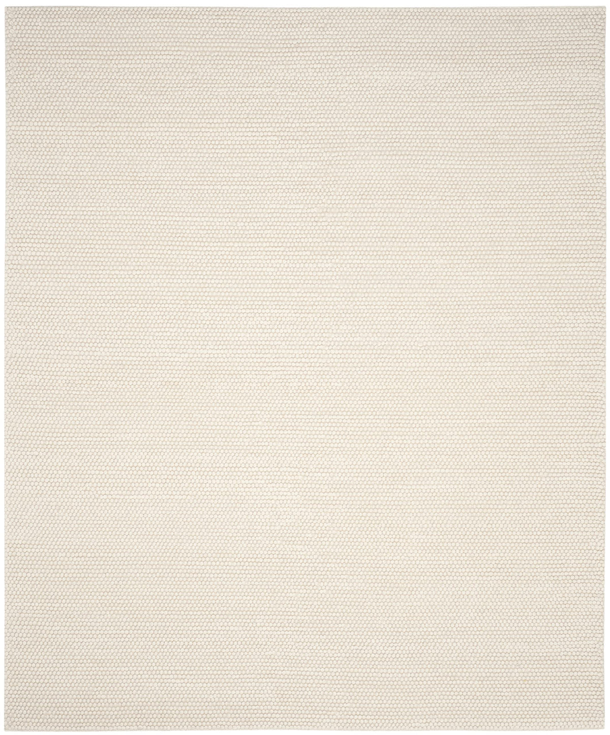 SAFAVIEH Area Rug 6x9 - Natura Collection - Ivory, Handmade Wool Blend, Textured Design, Ideal for Living Room, Bedroom, Dining Space (NAT620A)