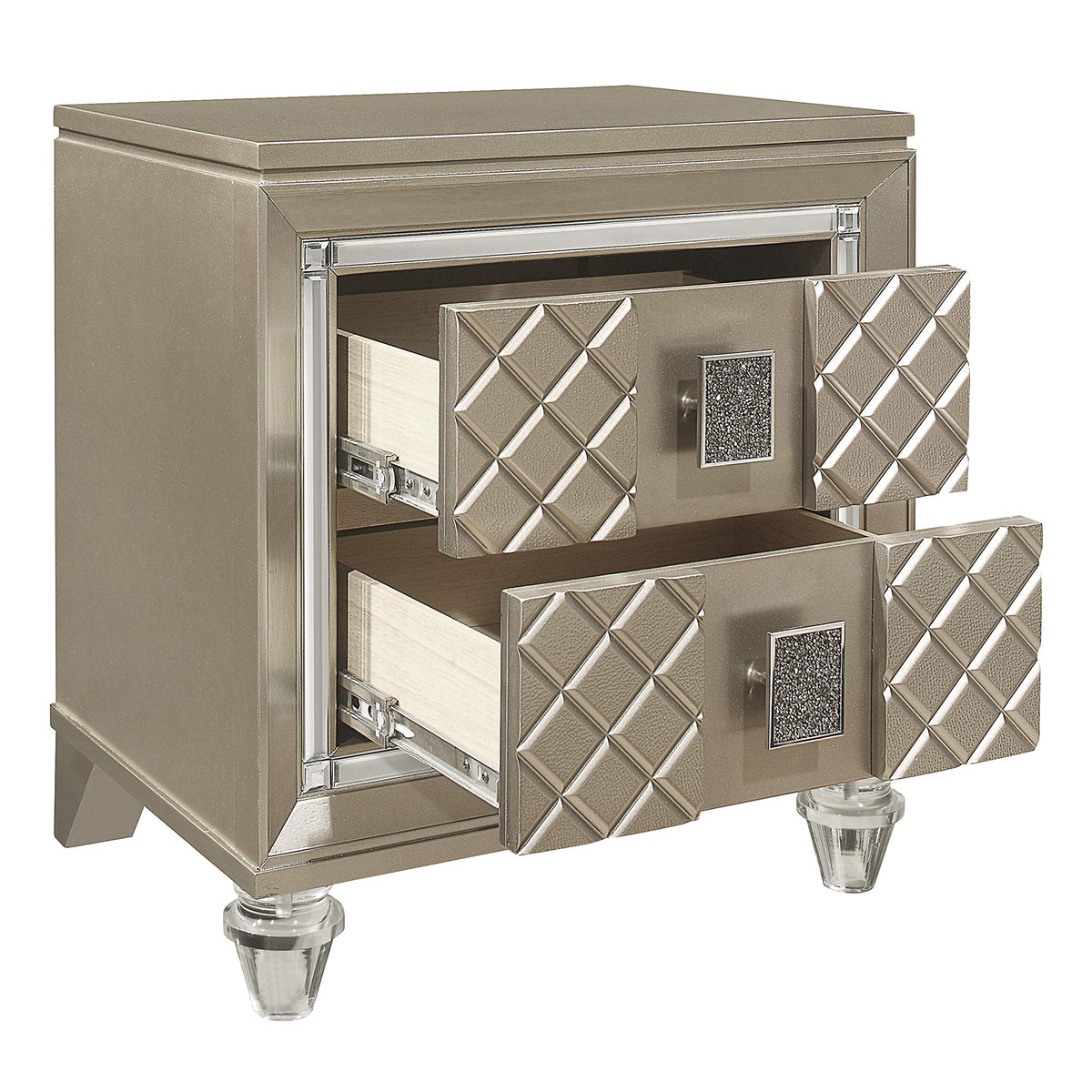 Lexicon Bijou Nightstand, Champagne