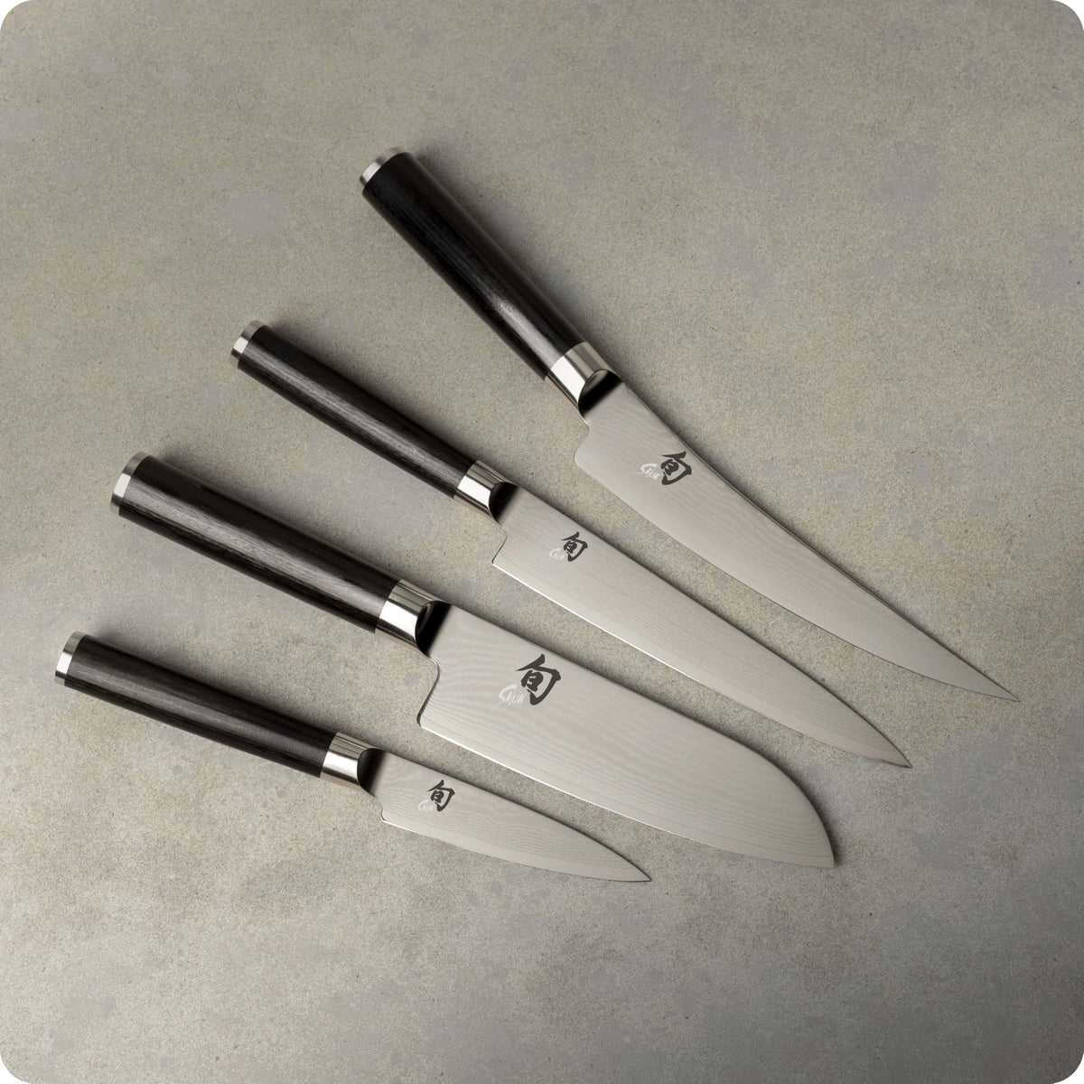 Shun Classic 9 Pc Chef's Choice Knife Block Set