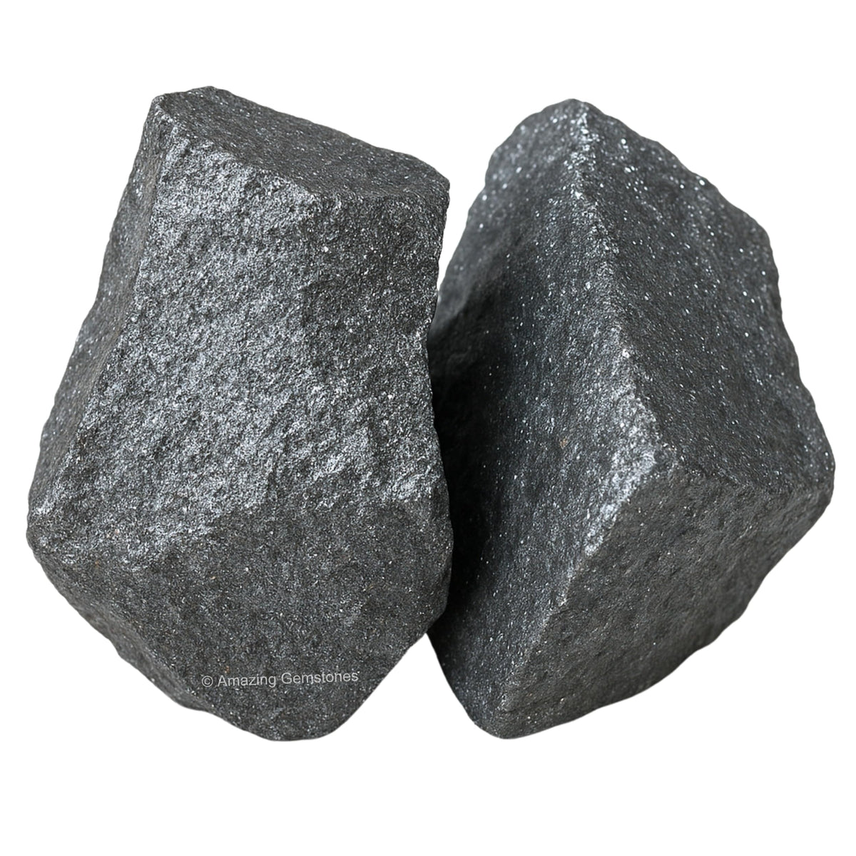 Amazing Gemstone 2 Pieces Hematite Raw Crystals and Healing Stones, Natural Rocks for Tumbling and DIY Raw Stones and Crystals