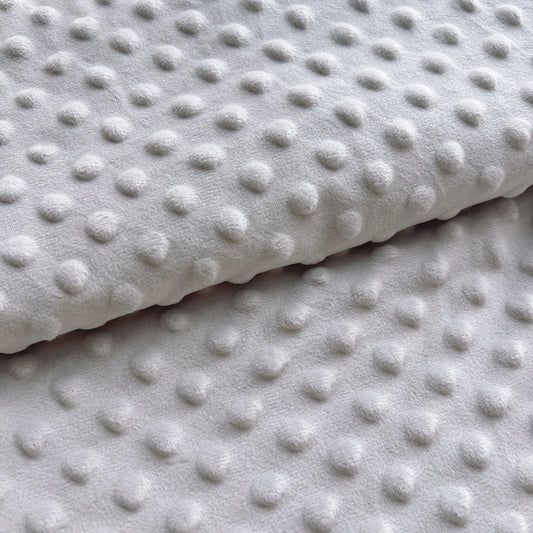 1 Yardx62 Inch Minky Dot Fabric by The Yard DIY Making Supplies Quilting Patchwork Cushions Plush Fleece Fabric Minky Fabric for Blanket, Pillow Covers, Clothing Making, Scarf,Sewing