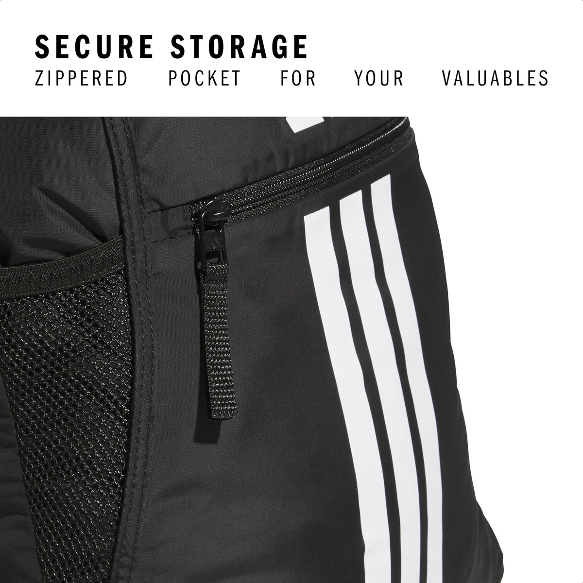 adidas Alliance Sackpack – Drawstring Backpack for Sports, Small Gym Bag