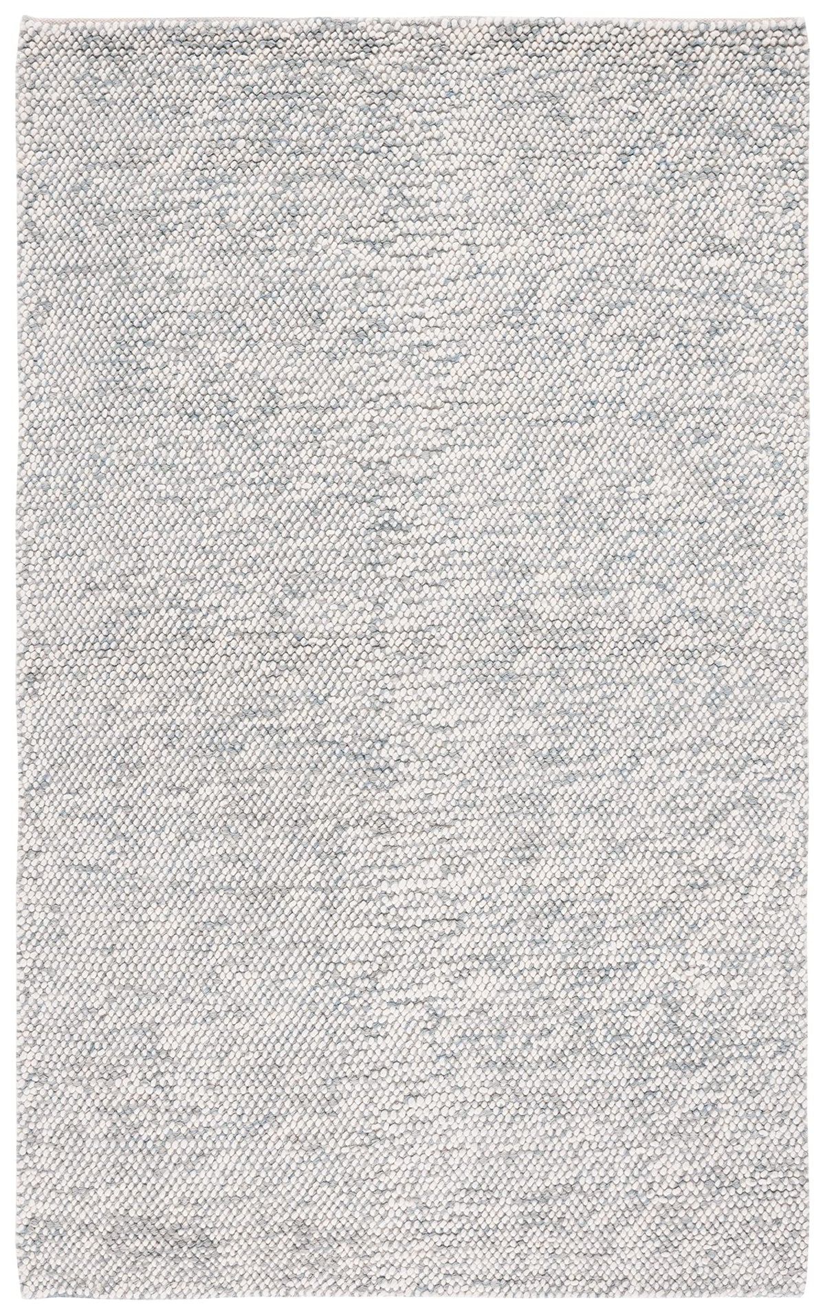 SAFAVIEH Natura Collection Area Rug - 6' x 9', Grey & Ivory, Handmade Wool, Ideal for High Traffic Areas in Living Room, Bedroom (NAT182F)