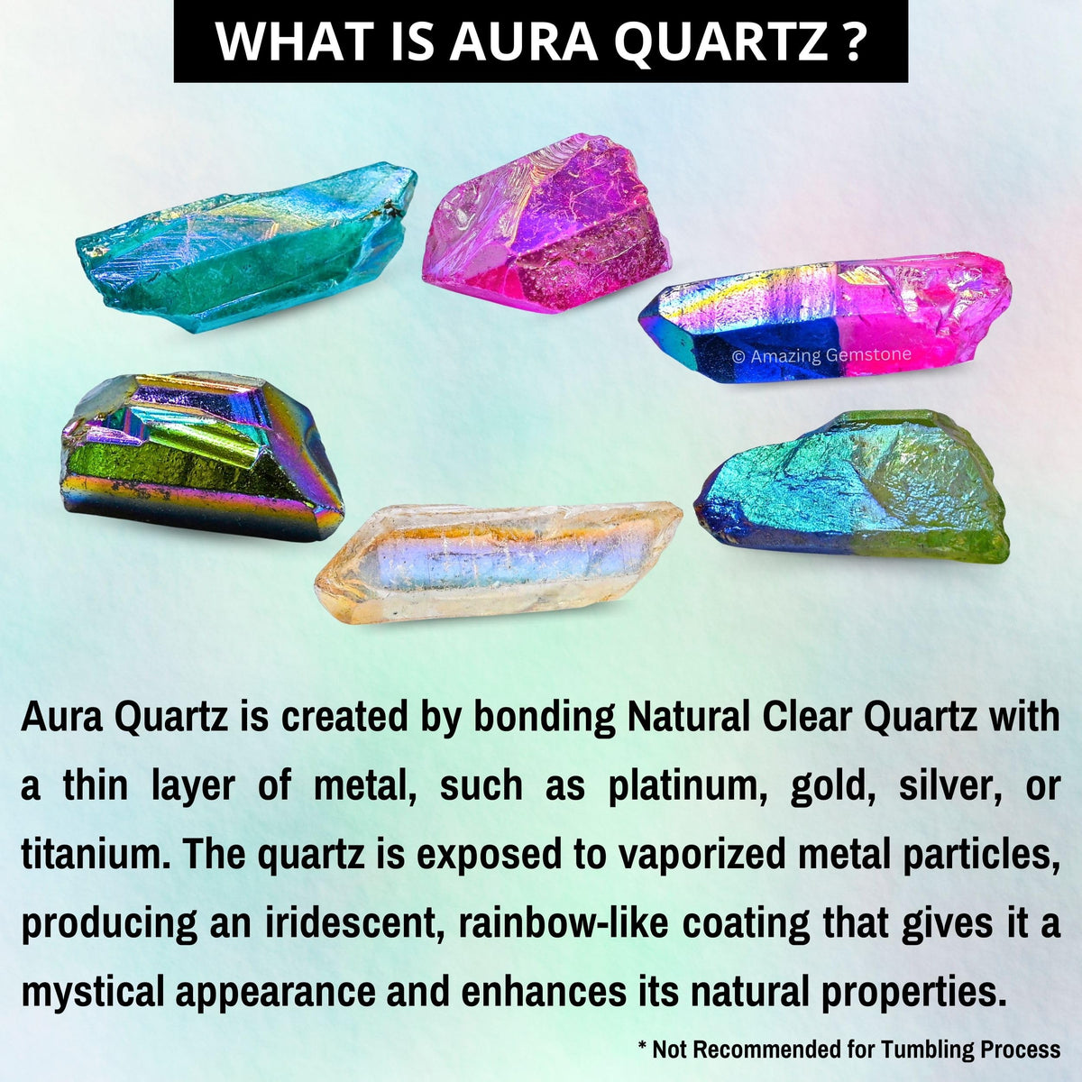Amazing Gemstone 2 Pieces Apple Aura Quartz Raw Pencil Points Crystals and Healing Stones, Natural Rocks for Meditation and DIY Raw Point Stones and Crystals