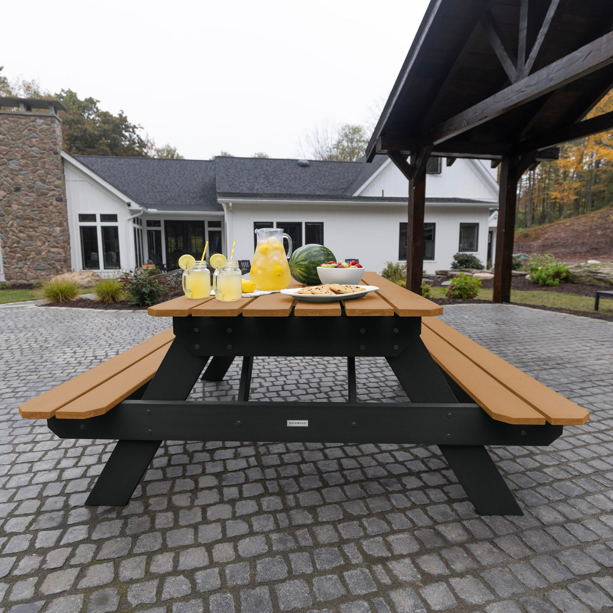 Highwood Hometown Picnic Table, 6 Foot, Saddle