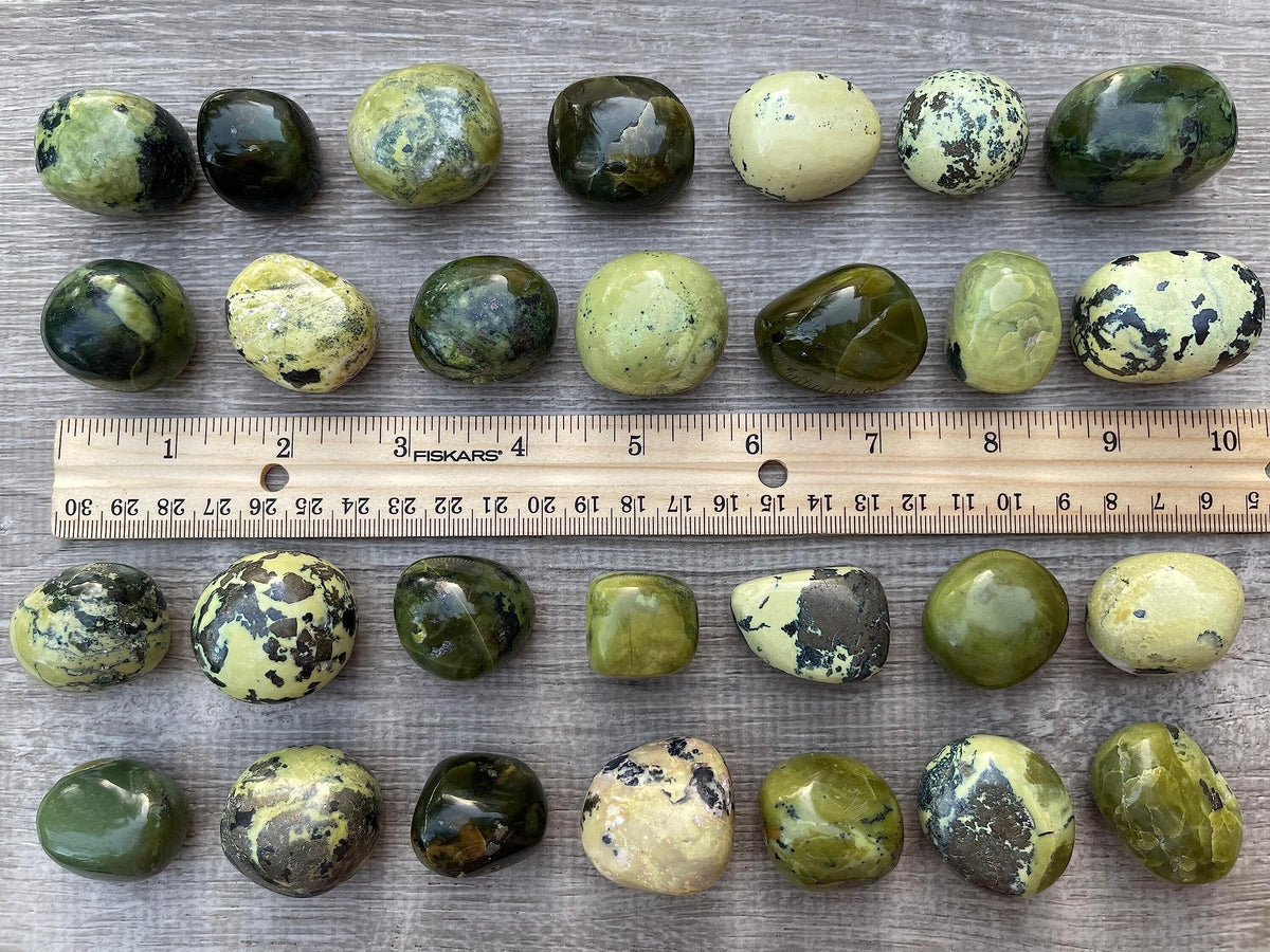 GAF TREASURES 5 Pcs Snowflake Obsidian Tumbled Stones, Polished Natural Snowflake Obsidian Gemstone, Snowflake Obsidian Healing Crystals (Snowflake Obsidian)
