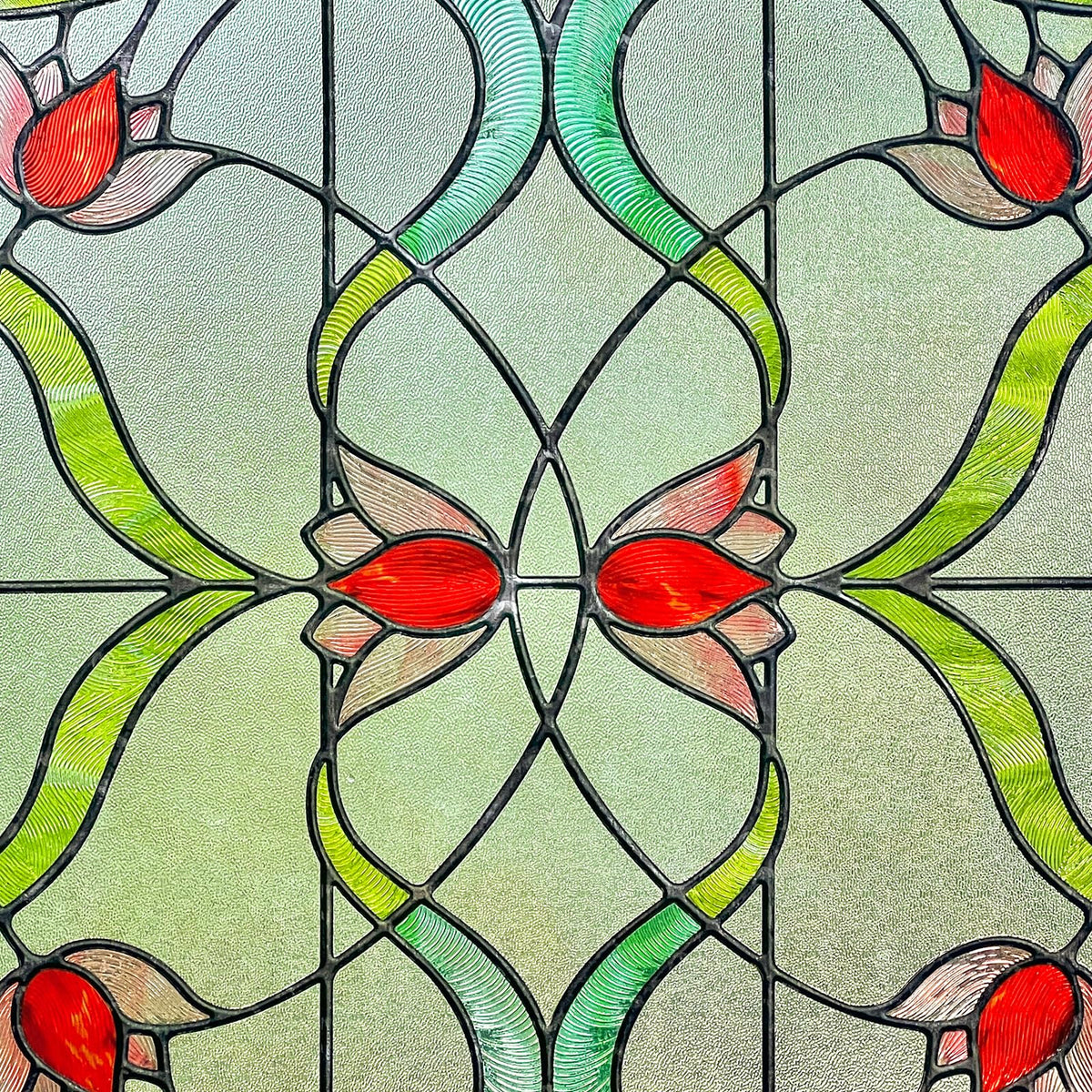 Decorative Window Privacy Film for Bathroom,Front Door,Home (Garden of Eden, 23.6inch x 35.4inch)