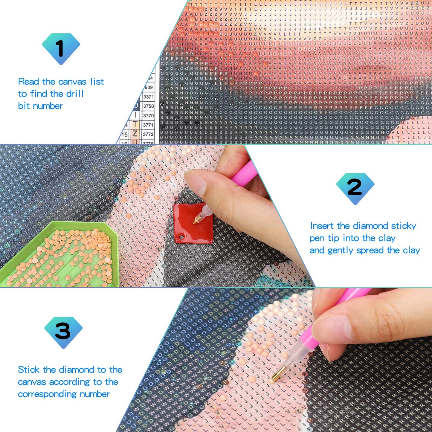UPABLUNSO Christmas Gift Boston Terrier Dog Tea Diamond Painting Kits for Adults Diamonds Art Paint with Diamonds DIY 5D Round Full Drill Art 12x16 inch Suitable for New Year, Valentine's Day